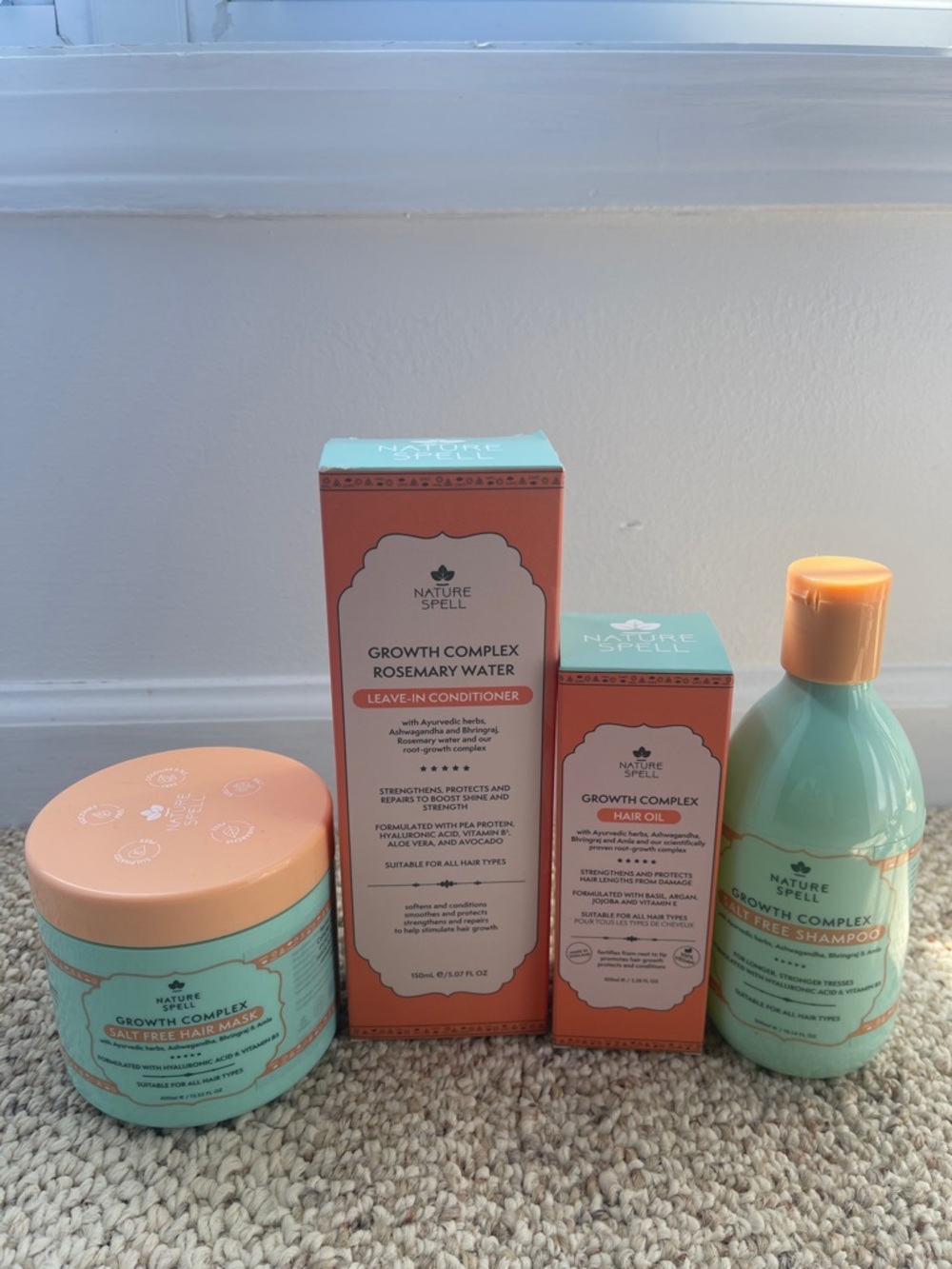 Growth Complex Rosemary Water Leave-In Conditioner bundle sets